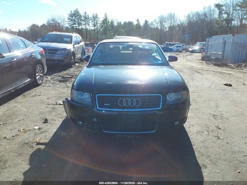 2005 Audi A4 3.0 VIN: WAUDT48H95K007600 Lot: 43802680