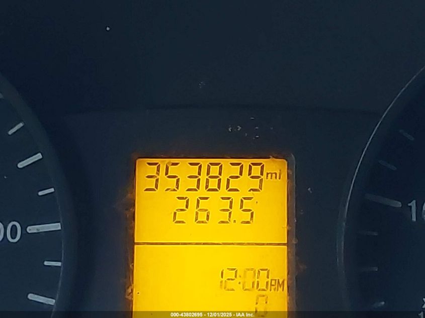 2011 Mercedes-Benz Sprinter 2500 Normal Roof VIN: WD3PE7CC0B5540866 Lot: 43802695