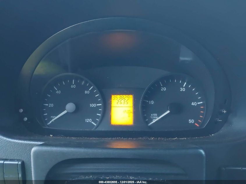 2011 Mercedes-Benz Sprinter 2500 Normal Roof VIN: WD3PE7CC0B5540866 Lot: 43802695