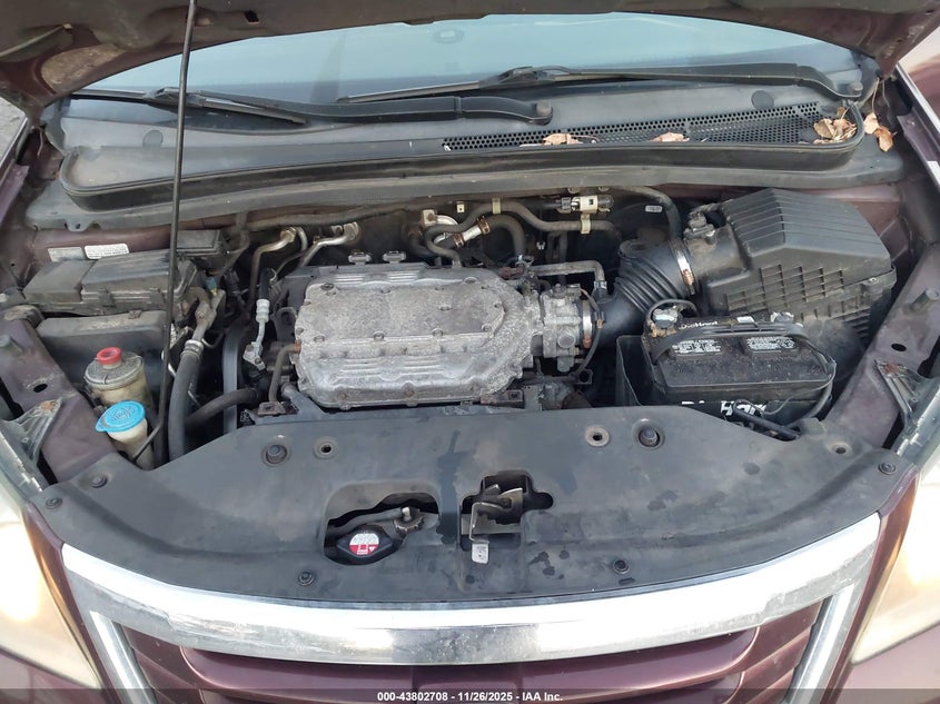 2010 Honda Odyssey Ex-L VIN: 5FNRL3H68AB091787 Lot: 43802708