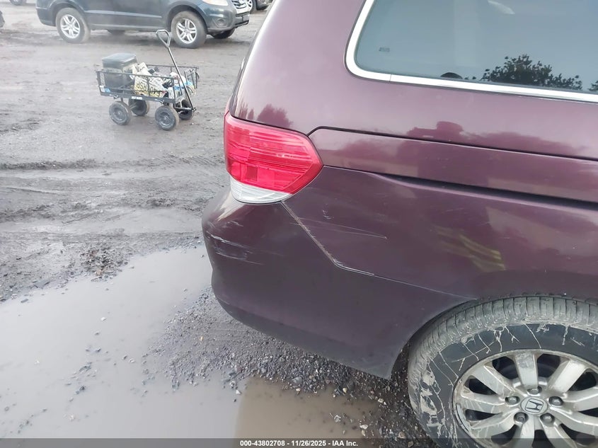 2010 Honda Odyssey Ex-L VIN: 5FNRL3H68AB091787 Lot: 43802708