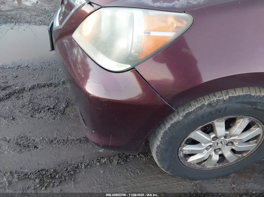 2010 Honda Odyssey Ex-L VIN: 5FNRL3H68AB091787 Lot: 43802708