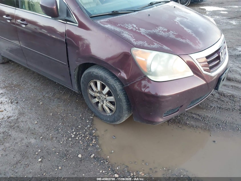 2010 Honda Odyssey Ex-L VIN: 5FNRL3H68AB091787 Lot: 43802708