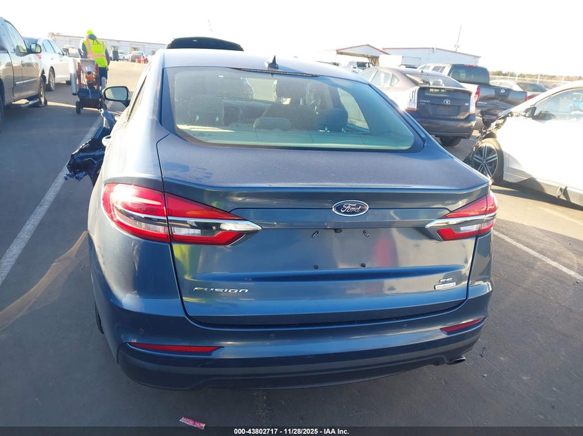 2019 Ford Fusion Se VIN: 3FA6P0HD3KR160587 Lot: 43802717