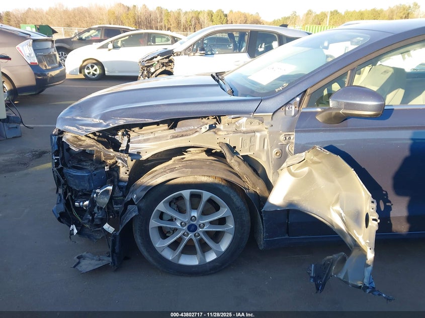 2019 Ford Fusion Se VIN: 3FA6P0HD3KR160587 Lot: 43802717