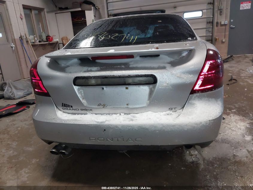 2005 Pontiac Grand Prix Gt VIN: 2G2WS522051240035 Lot: 43802741