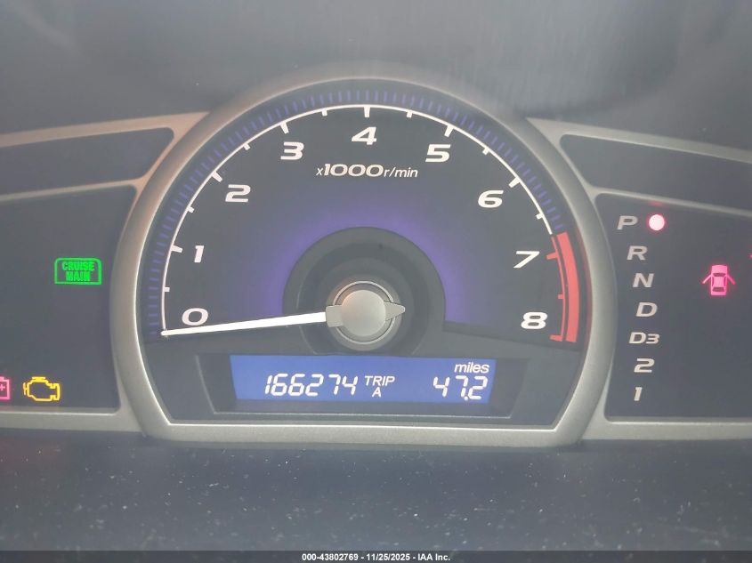 2009 Honda Civic Gx VIN: 1HGFA46559L000459 Lot: 43802769