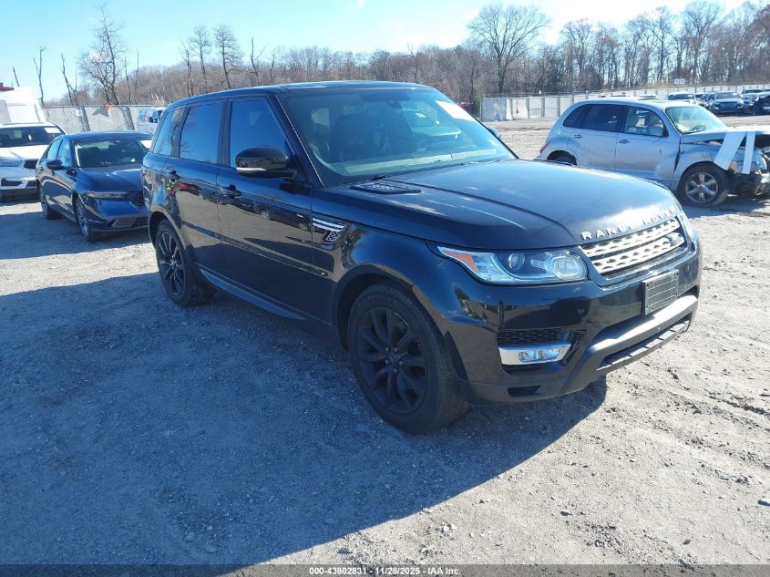 LAND ROVER RANGE ROVER SPORT 3.0L V6 TURBOCHARGED DIESEL HSE TD6