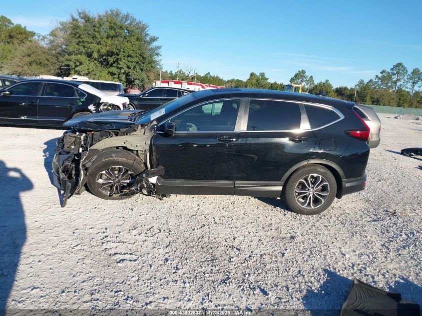 2021 Honda Cr-V Hybrid Ex-L VIN: 7FART6H8XME017864 Lot: 43802837