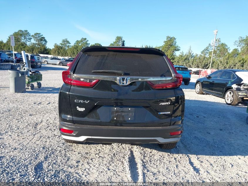 2021 Honda Cr-V Hybrid Ex-L VIN: 7FART6H8XME017864 Lot: 43802837