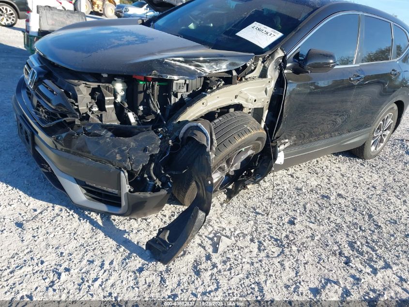 2021 Honda Cr-V Hybrid Ex-L VIN: 7FART6H8XME017864 Lot: 43802837