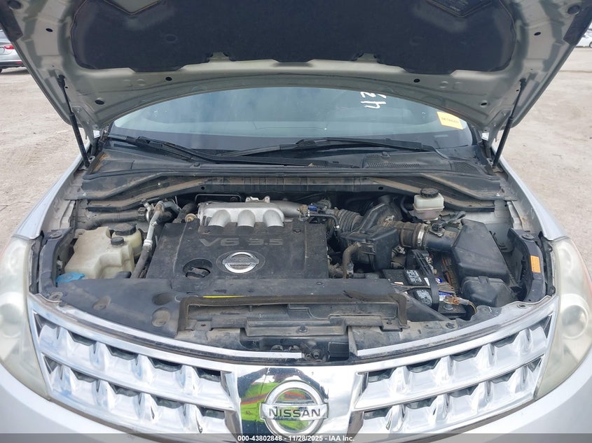 2006 Nissan Murano Se VIN: JN8AZ08W56W531711 Lot: 43802848