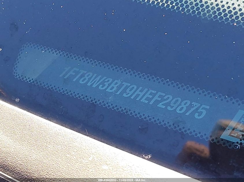 2017 Ford F-350 Platinum VIN: 1FT8W3BT9HEF29875 Lot: 43802852