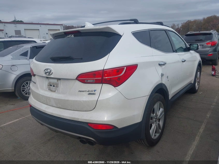 5XYZUDLA3DG061513 2013 HYUNDAI SANTA FE photo no. 4
