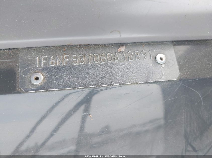 2006 Ford F550 Super Duty Stripped Chass VIN: 1F6NF53Y060A12891 Lot: 43802912