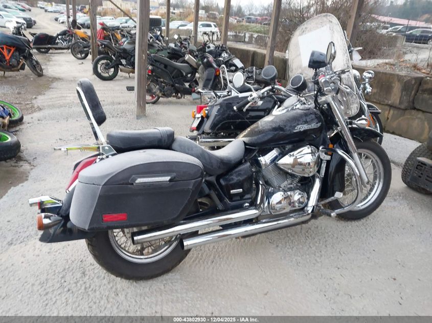 2007 Honda Vt750 VIN: JH2RC500X7M301896 Lot: 43802930