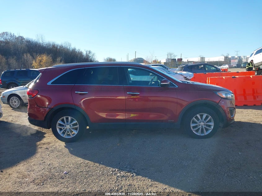2016 Kia Sorento 2.4L Lx VIN: 5XYPGDA34GG053489 Lot: 43802938
