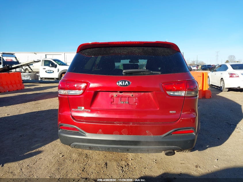 2016 Kia Sorento 2.4L Lx VIN: 5XYPGDA34GG053489 Lot: 43802938