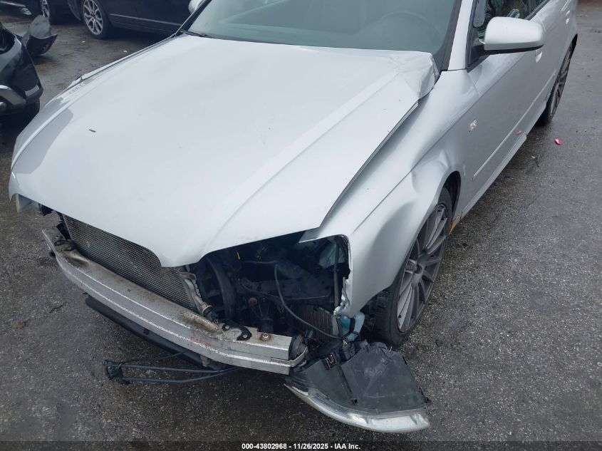 2007 Audi A4 2.0T VIN: WAUEF78E97A012887 Lot: 43802968