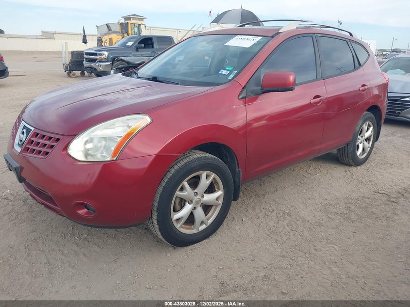 JN8AS58V58W139484 2008 NISSAN ROGUE photo no. 2