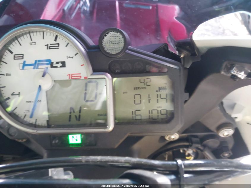 2014 BMW Hp4 VIN: WB10D1103EZL19787 Lot: 43803055