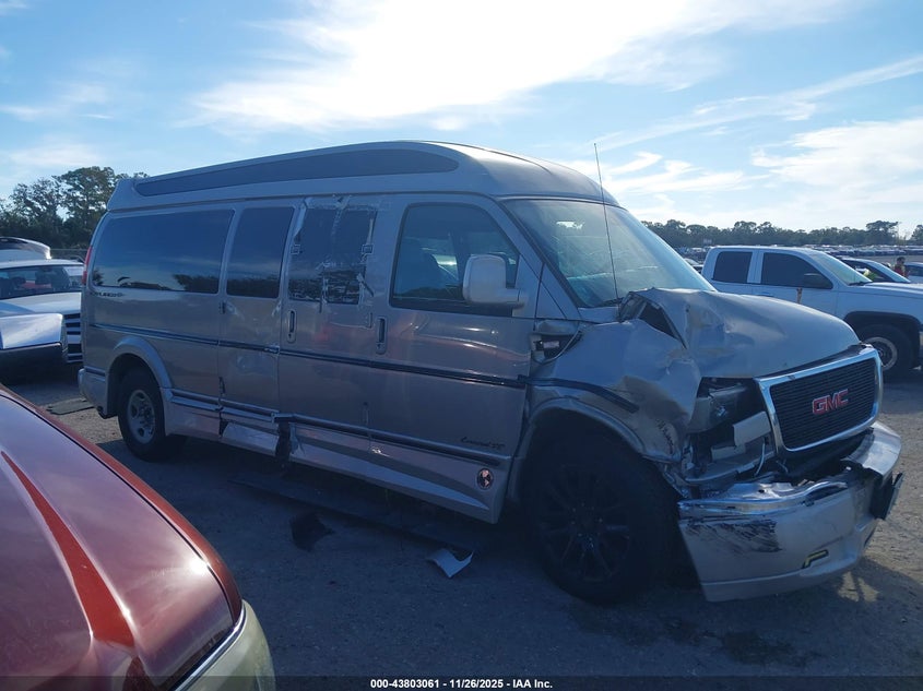 2021 GMC Savana Cargo Rwd 3500 Extended Wheelbase Ls VIN: 1GJZ7NF72M1299648 Lot: 43803061