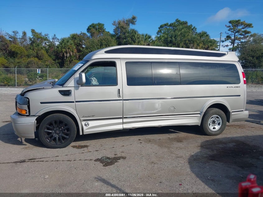 2021 GMC Savana Cargo Rwd 3500 Extended Wheelbase Ls VIN: 1GJZ7NF72M1299648 Lot: 43803061