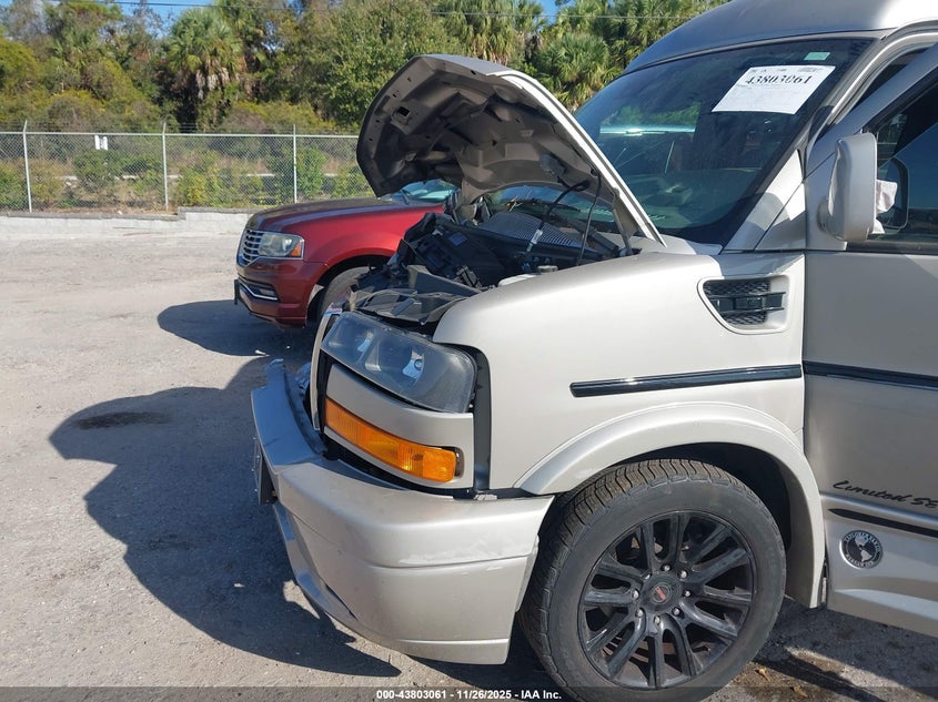 2021 GMC Savana Cargo Rwd 3500 Extended Wheelbase Ls VIN: 1GJZ7NF72M1299648 Lot: 43803061