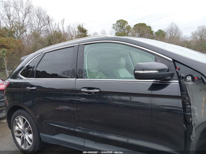 2015 Ford Edge Titanium VIN: 2FMTK3K8XFBB63835 Lot: 43803067