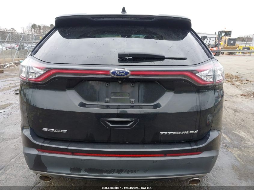 2015 Ford Edge Titanium VIN: 2FMTK3K8XFBB63835 Lot: 43803067