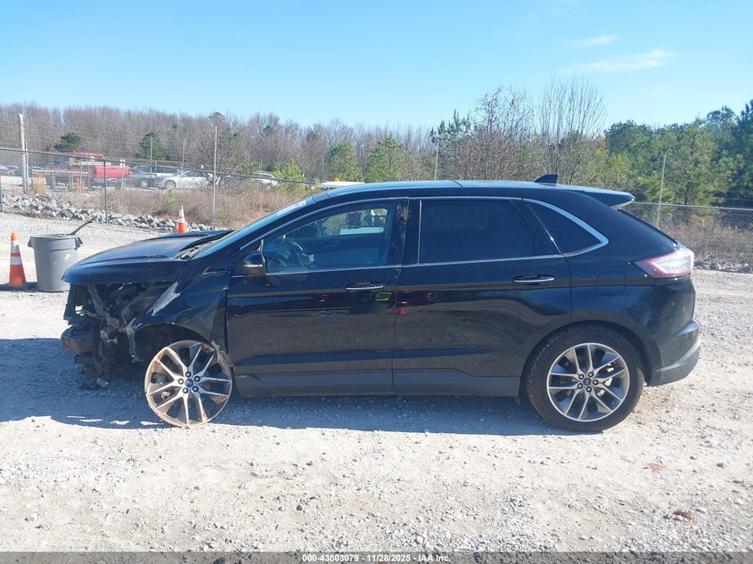 2016 Ford Edge Titanium VIN: 2FMPK3K99GBB15643 Lot: 43803079