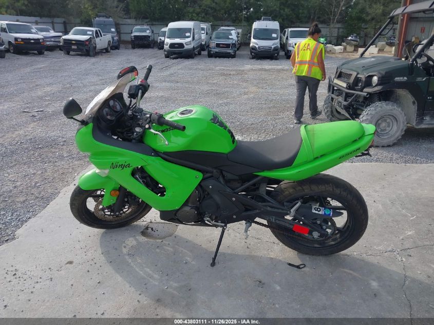 2008 Kawasaki Ex650 A VIN: JKAEXEA168A045188 Lot: 43803111