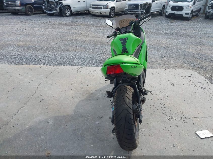 2008 Kawasaki Ex650 A VIN: JKAEXEA168A045188 Lot: 43803111