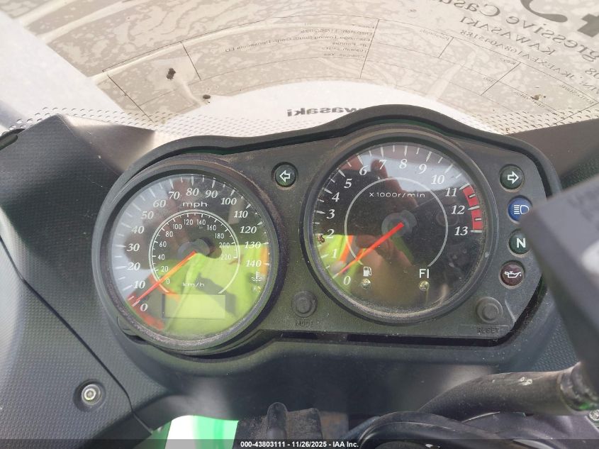 2008 Kawasaki Ex650 A VIN: JKAEXEA168A045188 Lot: 43803111