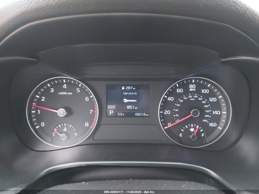 2019 Kia Forte Fe/Lxs VIN: 3KPF24ADXKE119178 Lot: 43803117