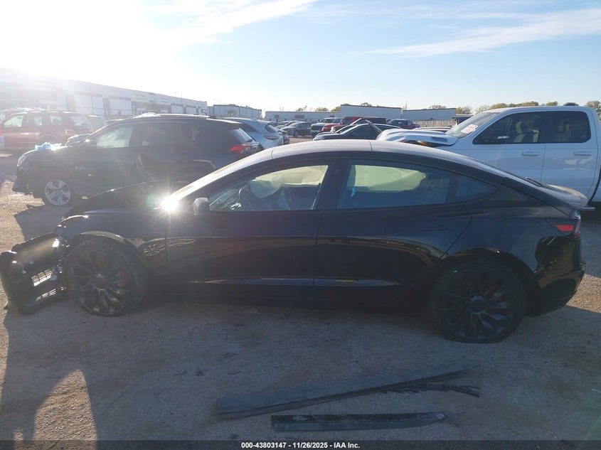 2023 Tesla Model 3 Performance Dual Motor All-Wheel Drive VIN: 5YJ3E1EC6PF584200 Lot: 43803147