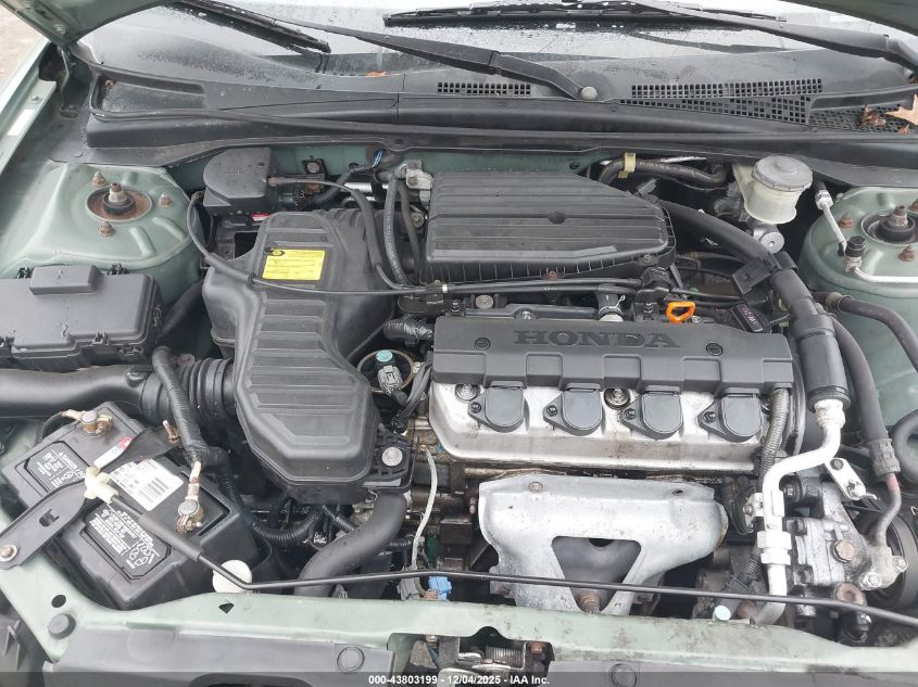 2004 Honda Civic Lx VIN: 2HGES16534H514307 Lot: 43803199