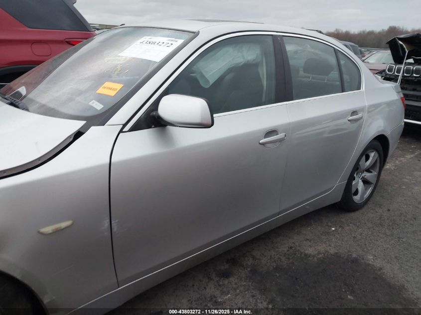 2007 BMW 530I VIN: WBANE73517CM44663 Lot: 43803272