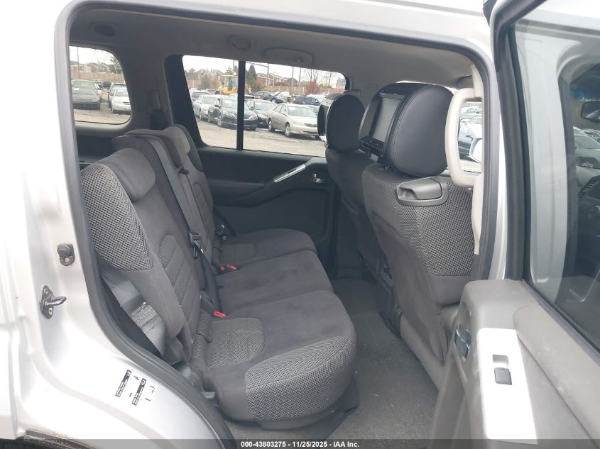 2008 Nissan Pathfinder Se VIN: 5N1AR18BX8C659344 Lot: 43803275