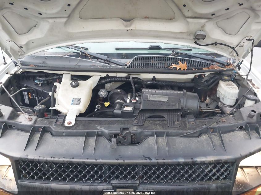 2013 Chevrolet Express 2500 Work Van VIN: 1GCWGFFA2D1167078 Lot: 43803287