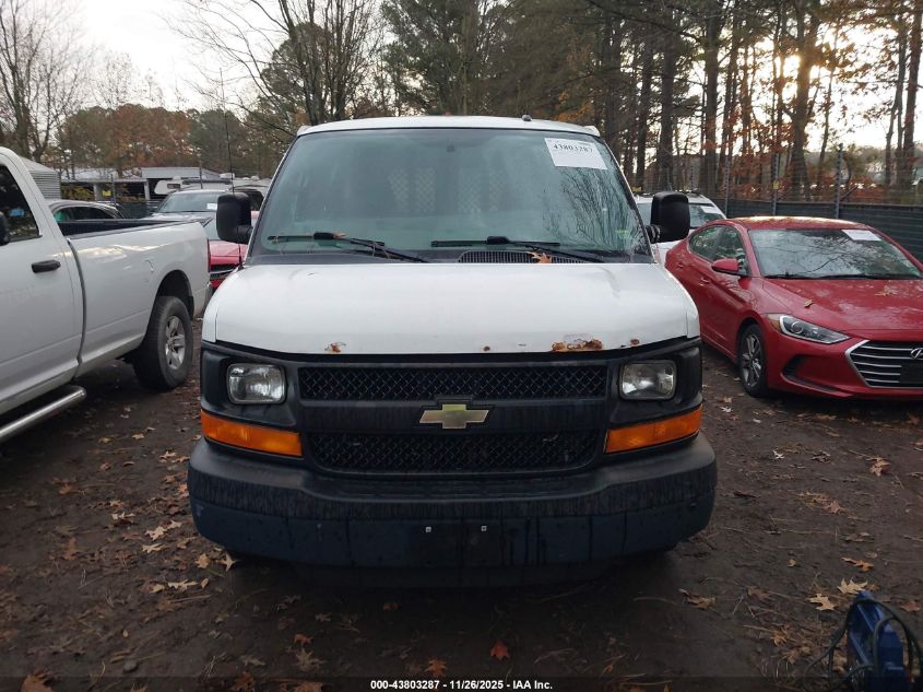 2013 Chevrolet Express 2500 Work Van VIN: 1GCWGFFA2D1167078 Lot: 43803287