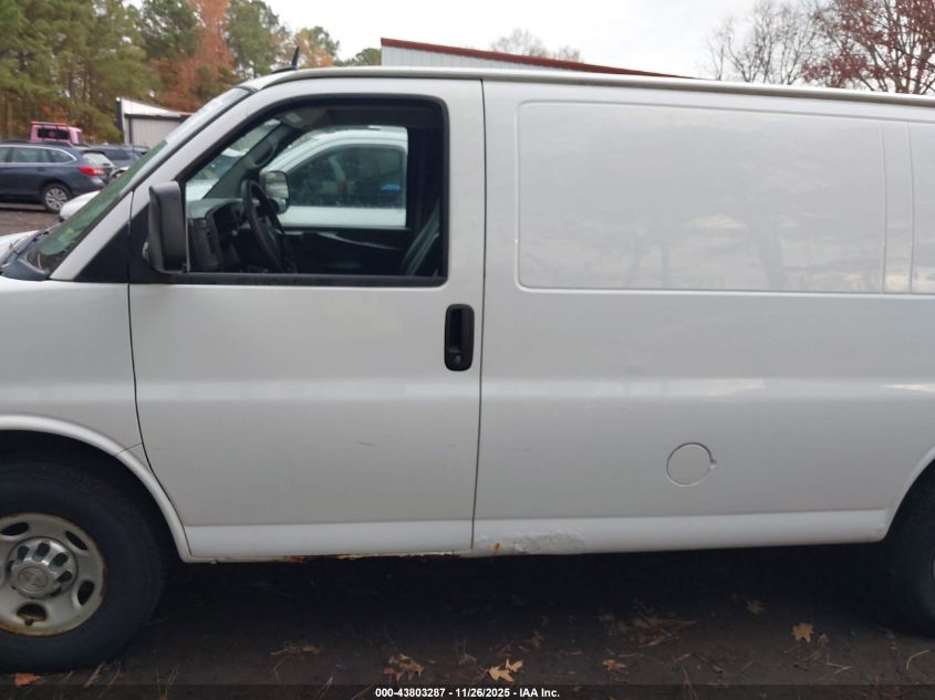 2013 Chevrolet Express 2500 Work Van VIN: 1GCWGFFA2D1167078 Lot: 43803287