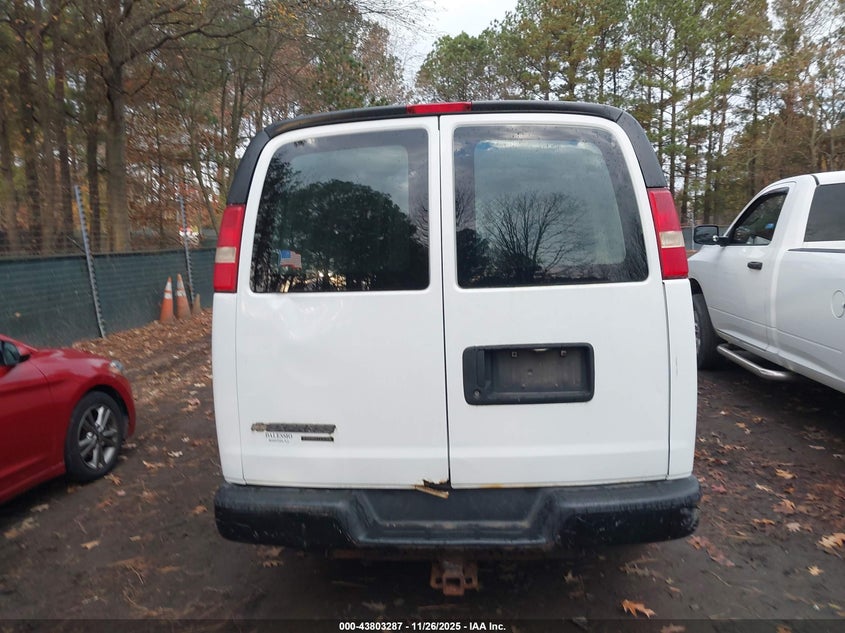 2013 Chevrolet Express 2500 Work Van VIN: 1GCWGFFA2D1167078 Lot: 43803287