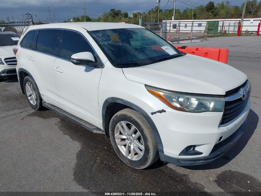 TOYOTA HIGHLANDER LE