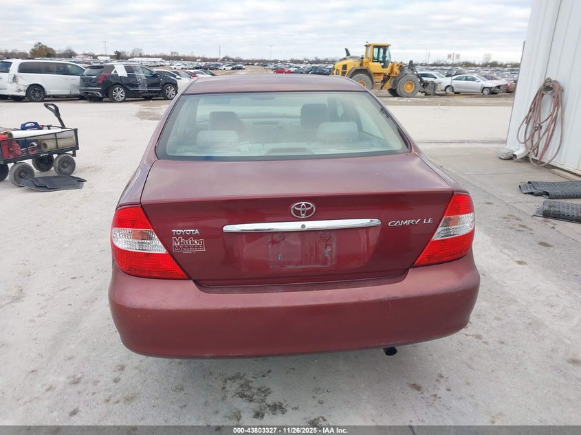 2004 Toyota Camry Le VIN: 4T1BE32K94U340901 Lot: 43803327