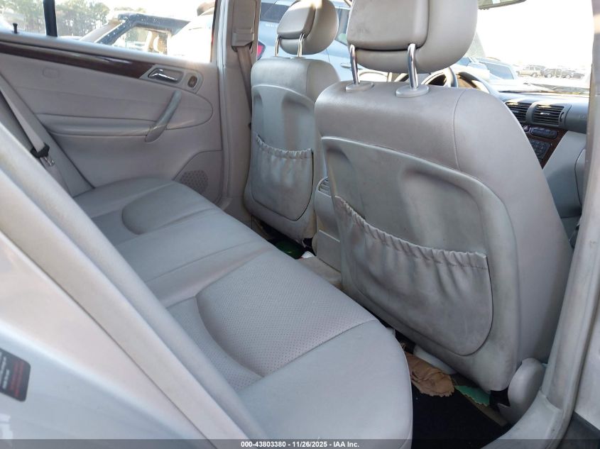 2003 Mercedes-Benz C 240 VIN: WDBRF61J33F343854 Lot: 43803380