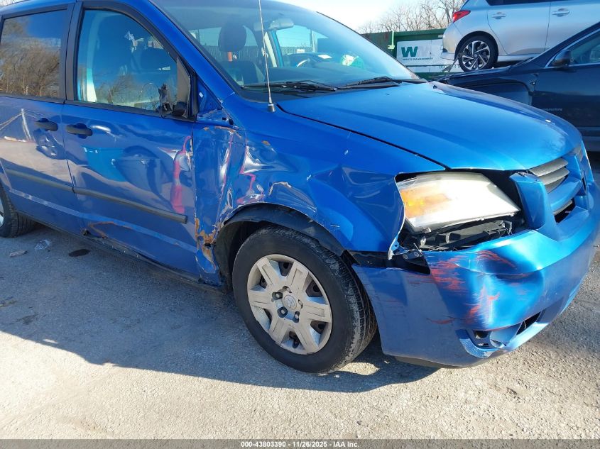 2008 Dodge Grand Caravan Se VIN: 2D8HN44H18R627840 Lot: 43803390