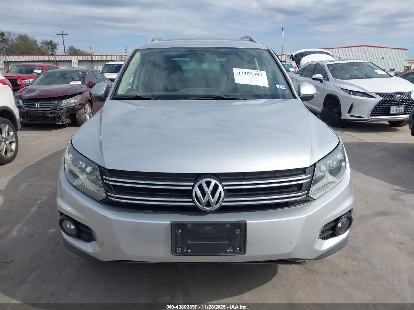 2014 Volkswagen Tiguan Sel VIN: WVGAV3AX4EW530300 Lot: 43803397
