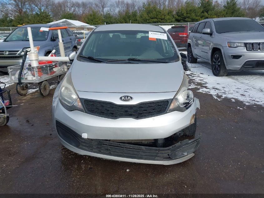 2014 Kia Rio Lx VIN: KNADM4A36E6356170 Lot: 43803411