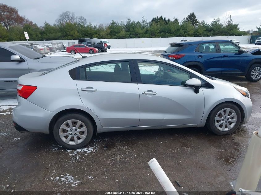 2014 Kia Rio Lx VIN: KNADM4A36E6356170 Lot: 43803411